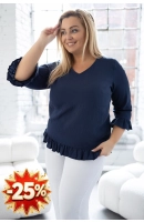 M56702 BLUZKA FANTASY GRANATOWY KRESZ